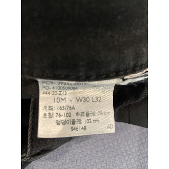 Levis Womens 10 Classic Bootcut Jeans Black Cotton Blend Stretch Mid Rise - Picture 11 of 11